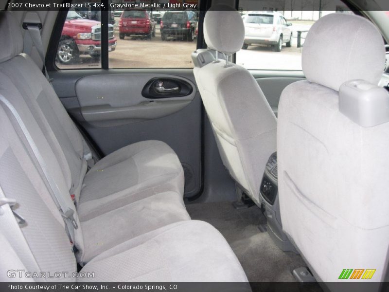 Graystone Metallic / Light Gray 2007 Chevrolet TrailBlazer LS 4x4