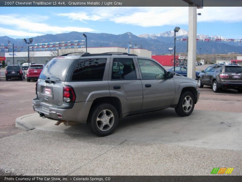 Graystone Metallic / Light Gray 2007 Chevrolet TrailBlazer LS 4x4