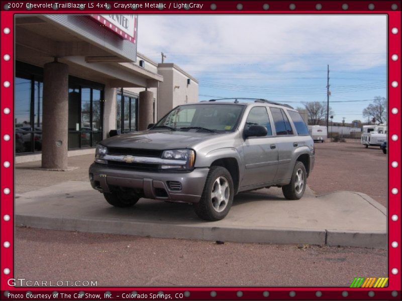 Graystone Metallic / Light Gray 2007 Chevrolet TrailBlazer LS 4x4