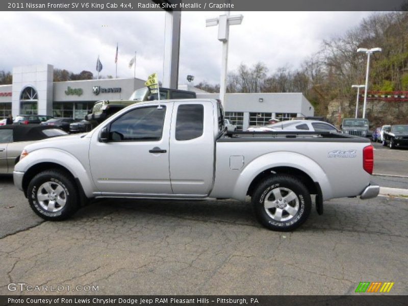 Radiant Silver Metallic / Graphite 2011 Nissan Frontier SV V6 King Cab 4x4