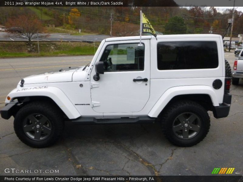 Bright White / Black/Dark Saddle 2011 Jeep Wrangler Mojave 4x4