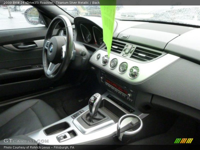 Titanium Silver Metallic / Black 2009 BMW Z4 sDrive35i Roadster