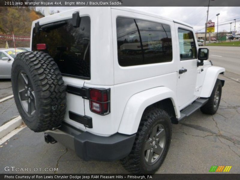 Bright White / Black/Dark Saddle 2011 Jeep Wrangler Mojave 4x4