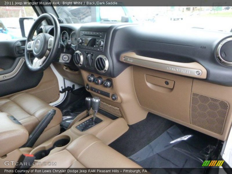 Bright White / Black/Dark Saddle 2011 Jeep Wrangler Mojave 4x4