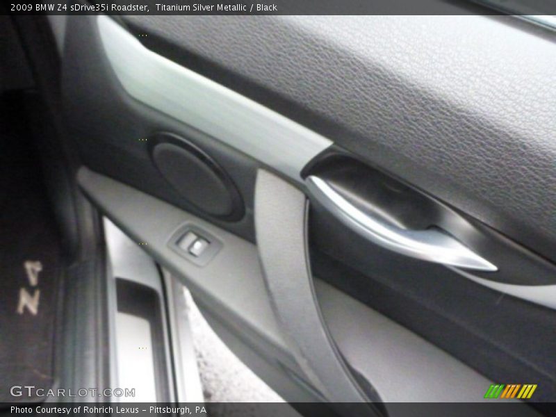 Titanium Silver Metallic / Black 2009 BMW Z4 sDrive35i Roadster