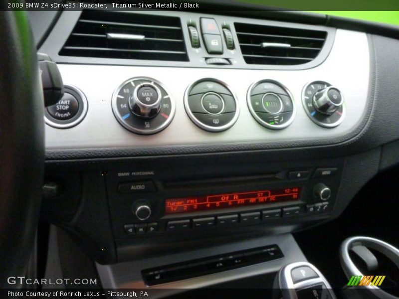 Titanium Silver Metallic / Black 2009 BMW Z4 sDrive35i Roadster
