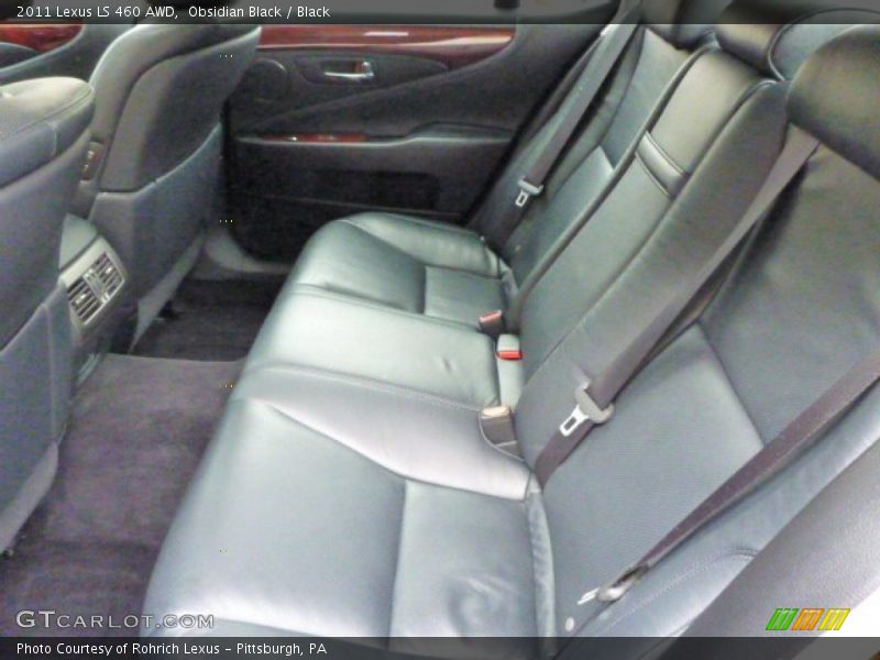 Rear Seat of 2011 LS 460 AWD