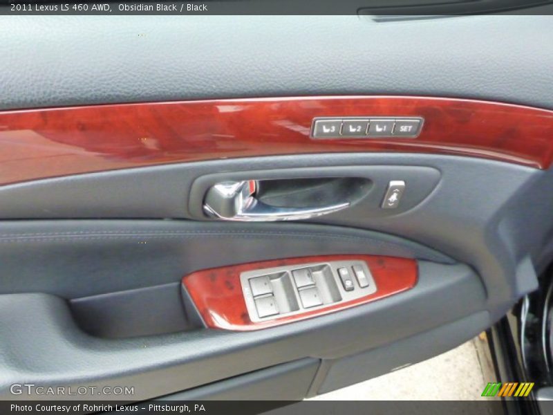 Obsidian Black / Black 2011 Lexus LS 460 AWD