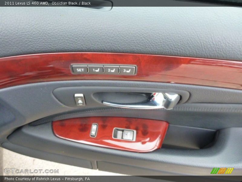 Obsidian Black / Black 2011 Lexus LS 460 AWD
