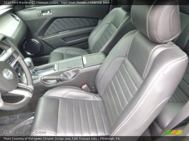 Front Seat of 2012 Mustang GT Premium Coupe