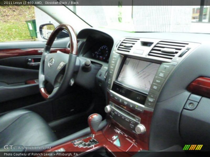 Obsidian Black / Black 2011 Lexus LS 460 AWD