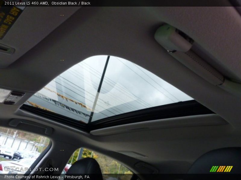 Obsidian Black / Black 2011 Lexus LS 460 AWD
