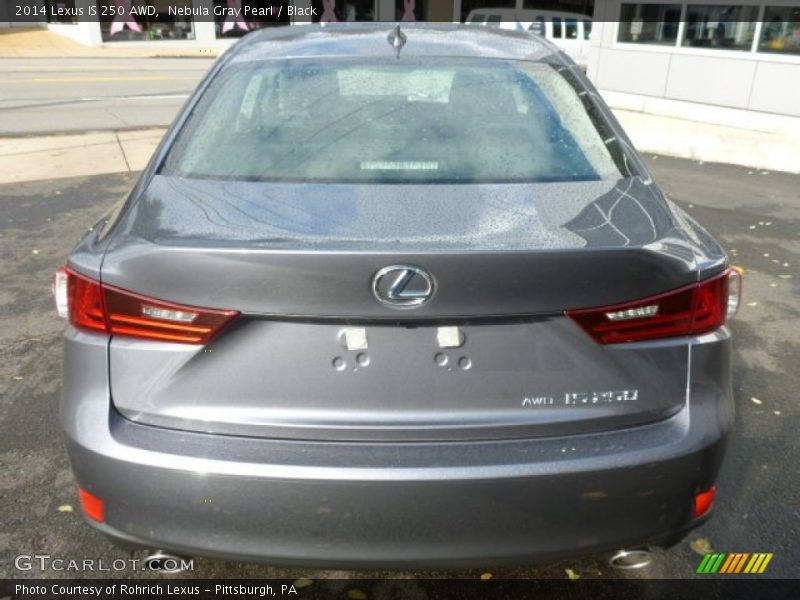 Nebula Gray Pearl / Black 2014 Lexus IS 250 AWD