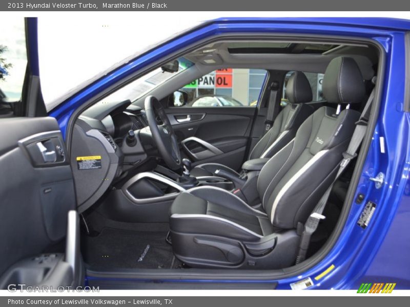  2013 Veloster Turbo Black Interior