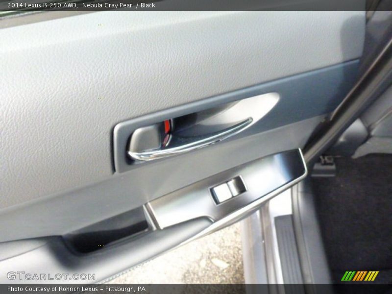 Nebula Gray Pearl / Black 2014 Lexus IS 250 AWD