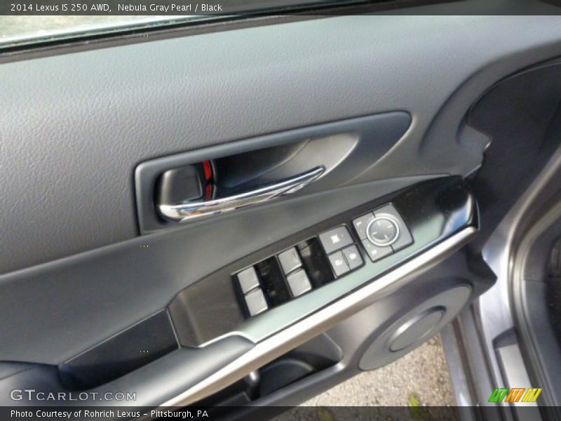 Nebula Gray Pearl / Black 2014 Lexus IS 250 AWD