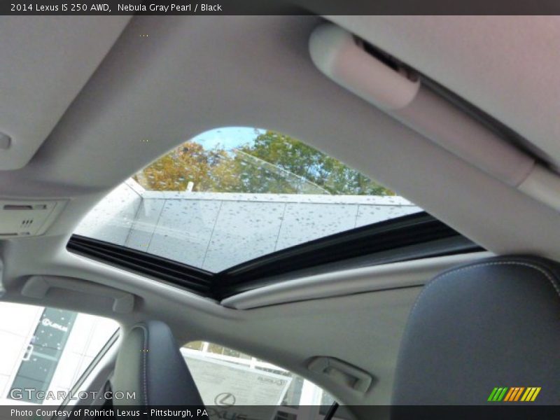Nebula Gray Pearl / Black 2014 Lexus IS 250 AWD