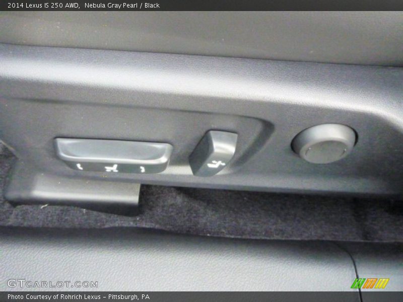 Nebula Gray Pearl / Black 2014 Lexus IS 250 AWD