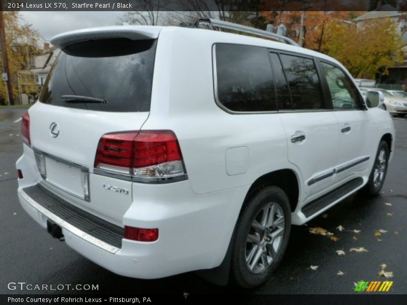 Starfire Pearl / Black 2014 Lexus LX 570