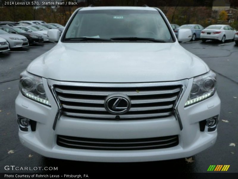 Starfire Pearl / Black 2014 Lexus LX 570