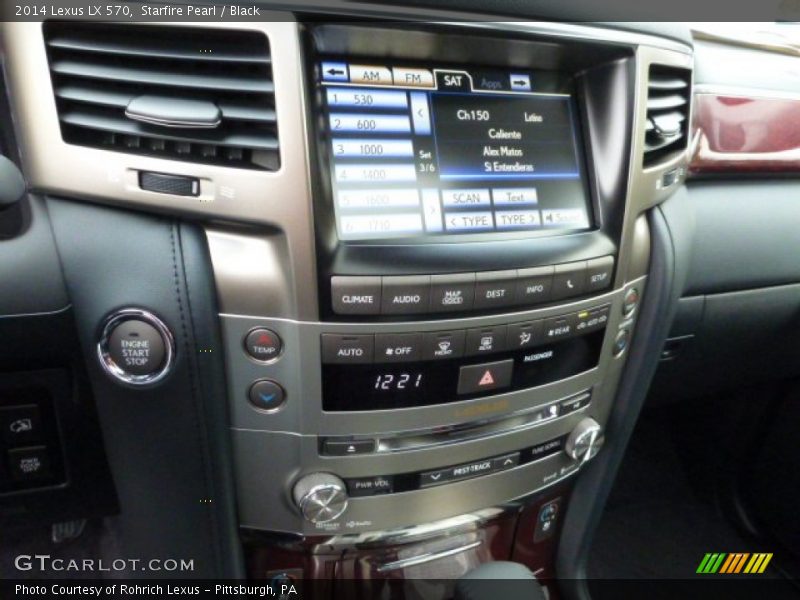 Controls of 2014 LX 570