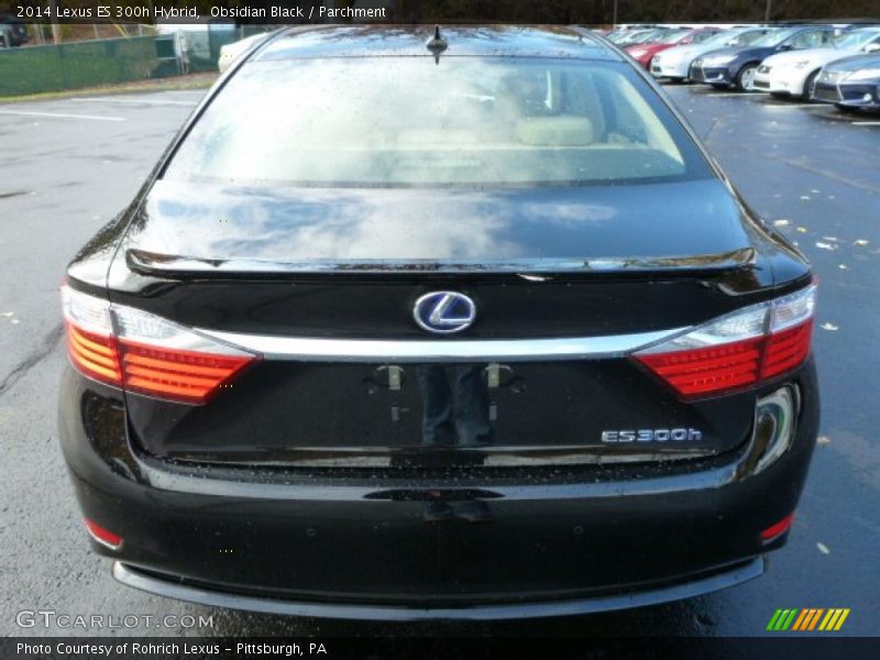 Obsidian Black / Parchment 2014 Lexus ES 300h Hybrid