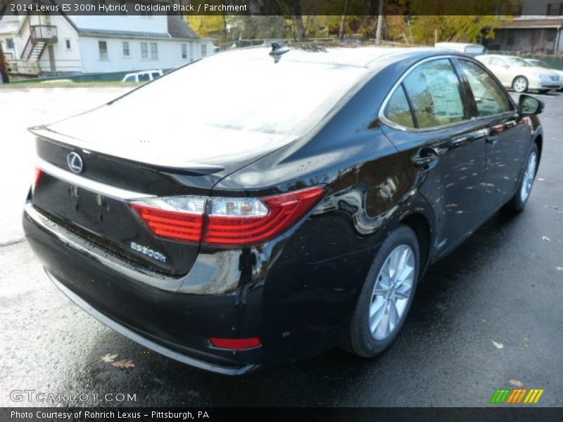 Obsidian Black / Parchment 2014 Lexus ES 300h Hybrid