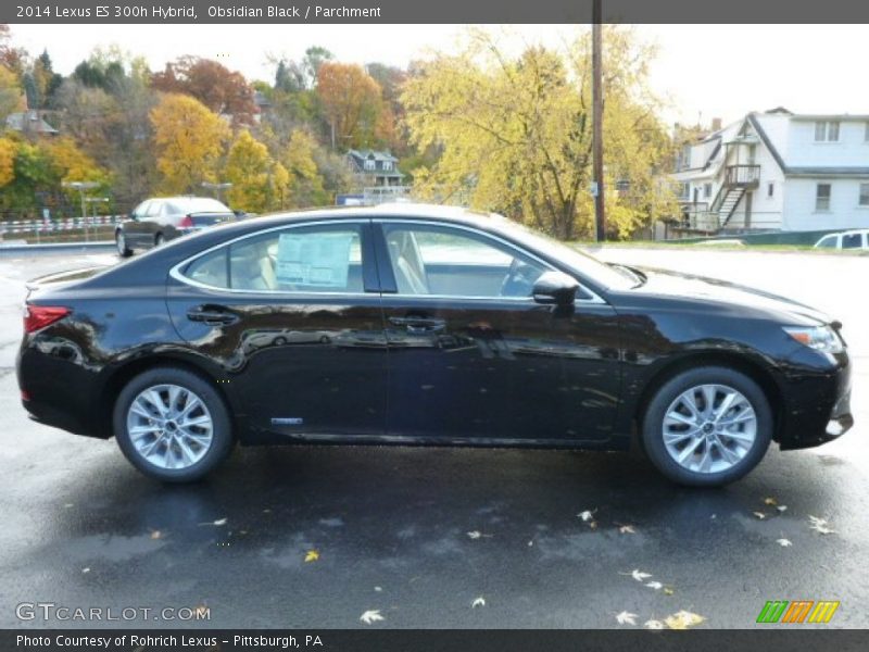 Obsidian Black / Parchment 2014 Lexus ES 300h Hybrid