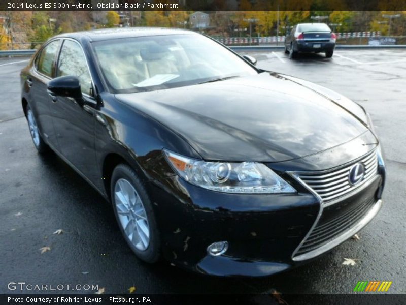 Obsidian Black / Parchment 2014 Lexus ES 300h Hybrid