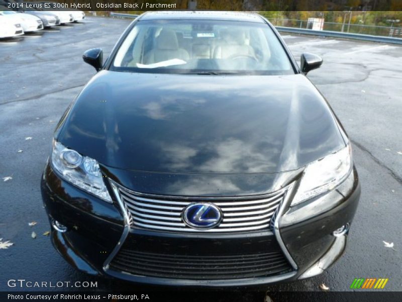 Obsidian Black / Parchment 2014 Lexus ES 300h Hybrid