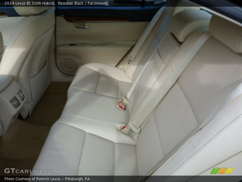 Rear Seat of 2014 ES 300h Hybrid