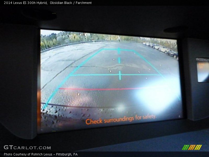 Obsidian Black / Parchment 2014 Lexus ES 300h Hybrid