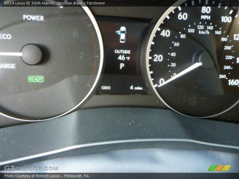 Obsidian Black / Parchment 2014 Lexus ES 300h Hybrid