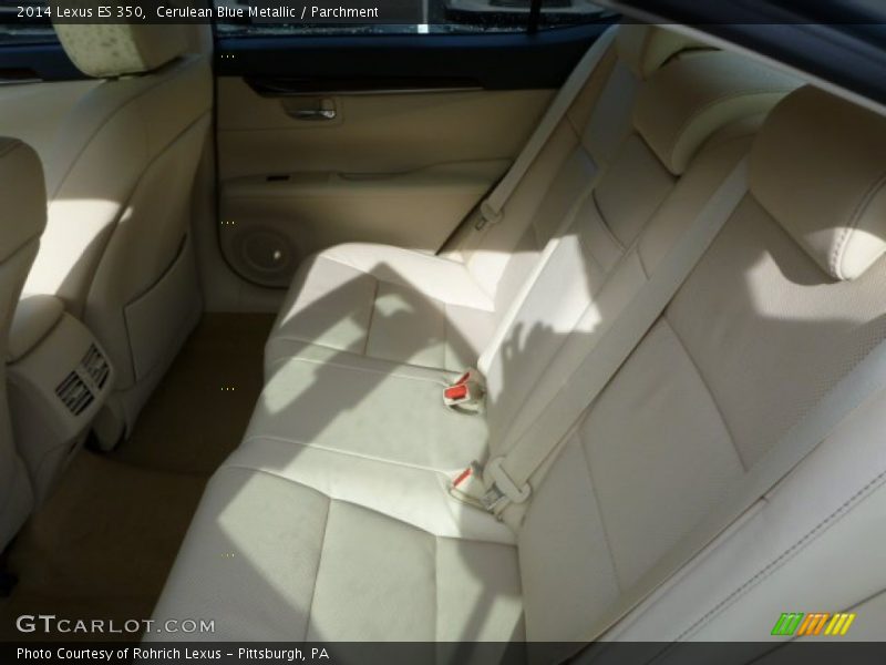 Rear Seat of 2014 ES 350