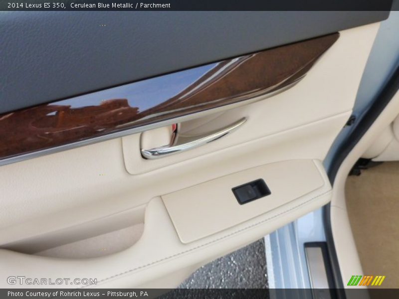 Cerulean Blue Metallic / Parchment 2014 Lexus ES 350