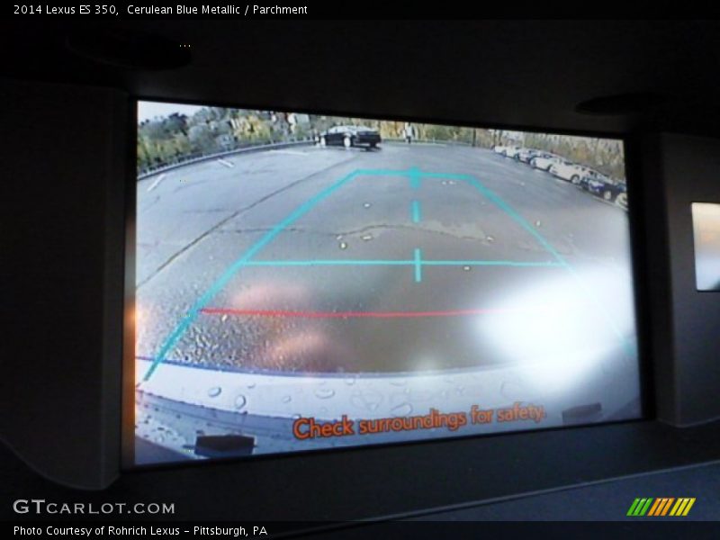 Cerulean Blue Metallic / Parchment 2014 Lexus ES 350