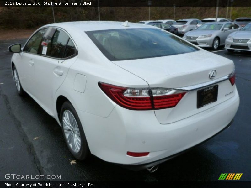 Starfire White Pearl / Black 2013 Lexus ES 350