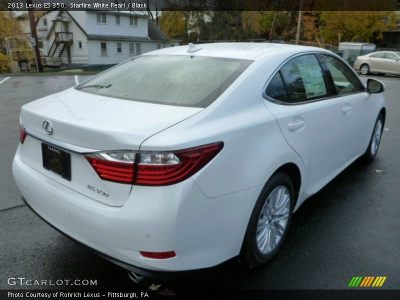 Starfire White Pearl / Black 2013 Lexus ES 350