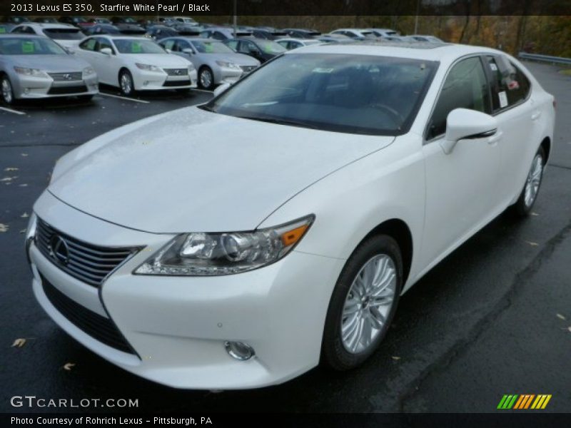 Starfire White Pearl / Black 2013 Lexus ES 350