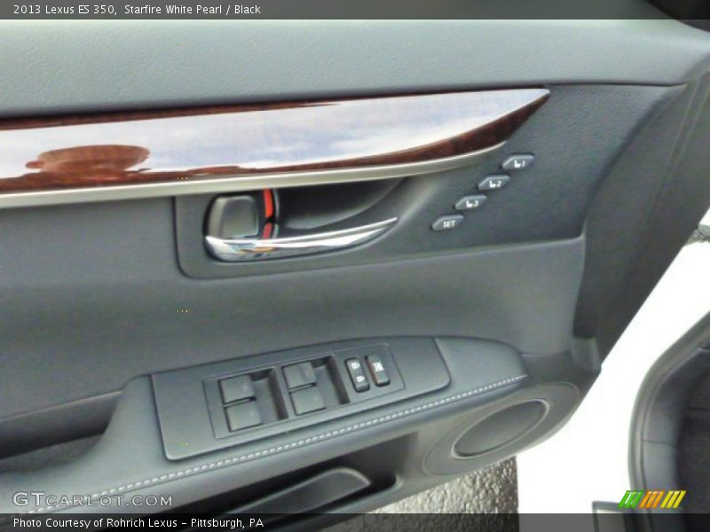 Starfire White Pearl / Black 2013 Lexus ES 350