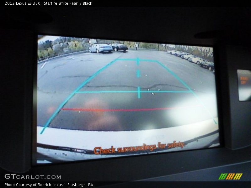 Starfire White Pearl / Black 2013 Lexus ES 350