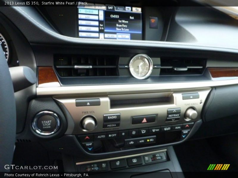 Starfire White Pearl / Black 2013 Lexus ES 350