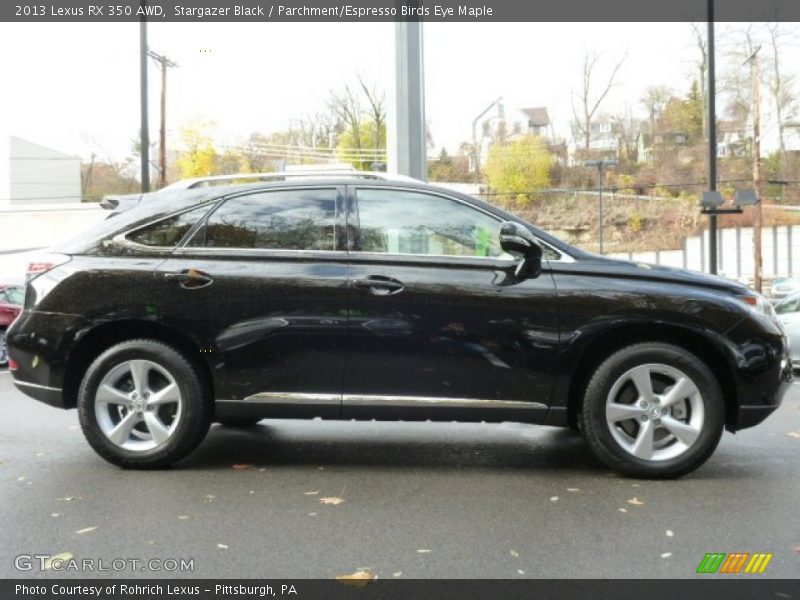 Stargazer Black / Parchment/Espresso Birds Eye Maple 2013 Lexus RX 350 AWD
