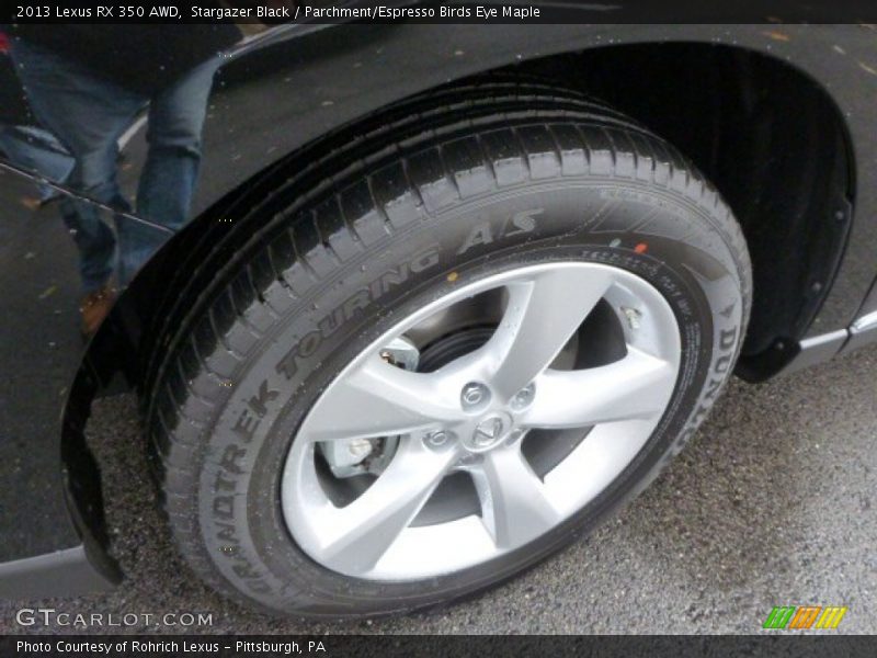 Stargazer Black / Parchment/Espresso Birds Eye Maple 2013 Lexus RX 350 AWD