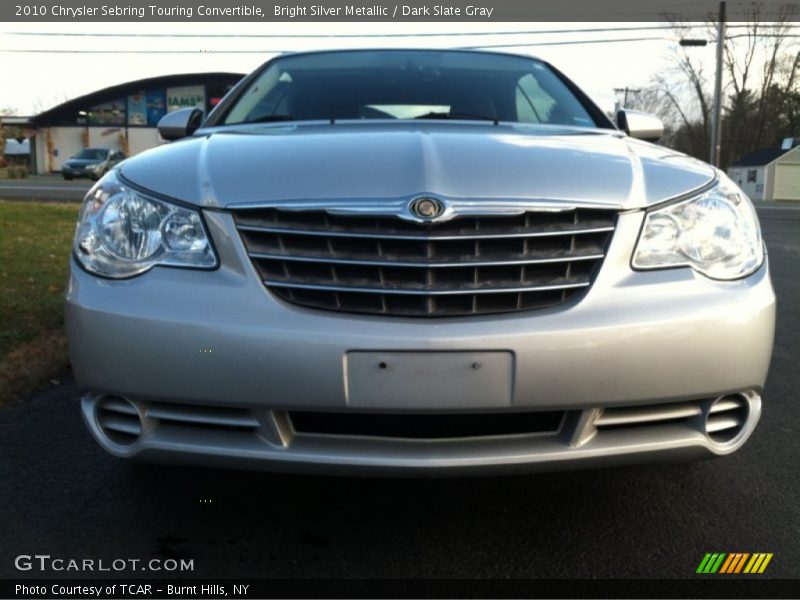 Bright Silver Metallic / Dark Slate Gray 2010 Chrysler Sebring Touring Convertible