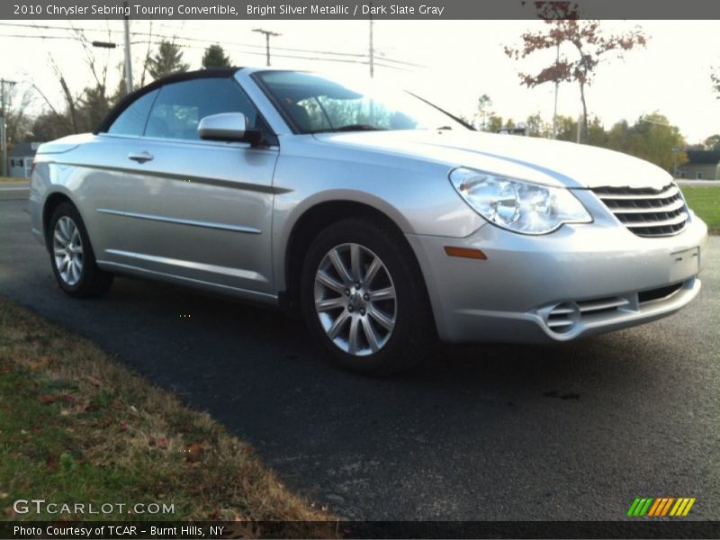 Bright Silver Metallic / Dark Slate Gray 2010 Chrysler Sebring Touring Convertible