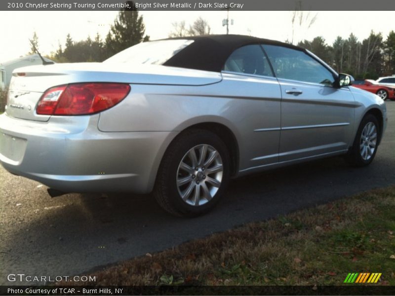 Bright Silver Metallic / Dark Slate Gray 2010 Chrysler Sebring Touring Convertible