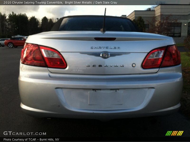 Bright Silver Metallic / Dark Slate Gray 2010 Chrysler Sebring Touring Convertible
