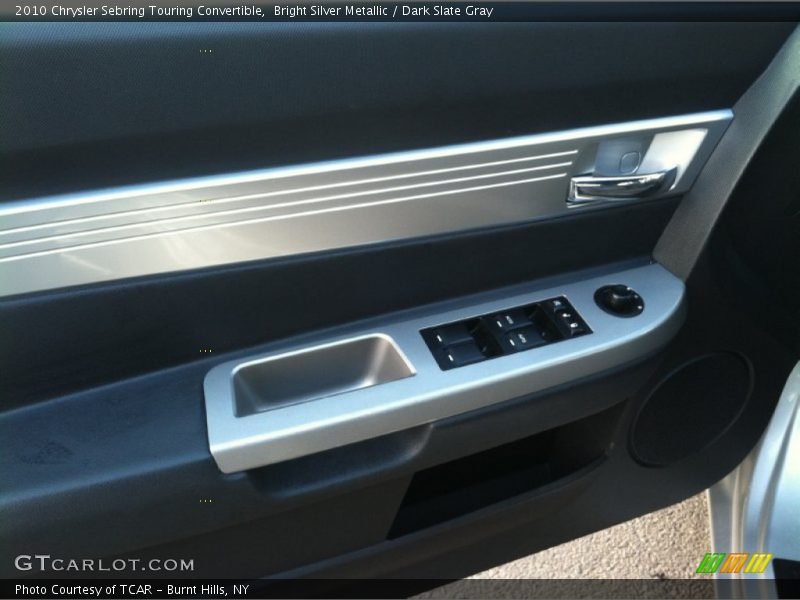 Bright Silver Metallic / Dark Slate Gray 2010 Chrysler Sebring Touring Convertible