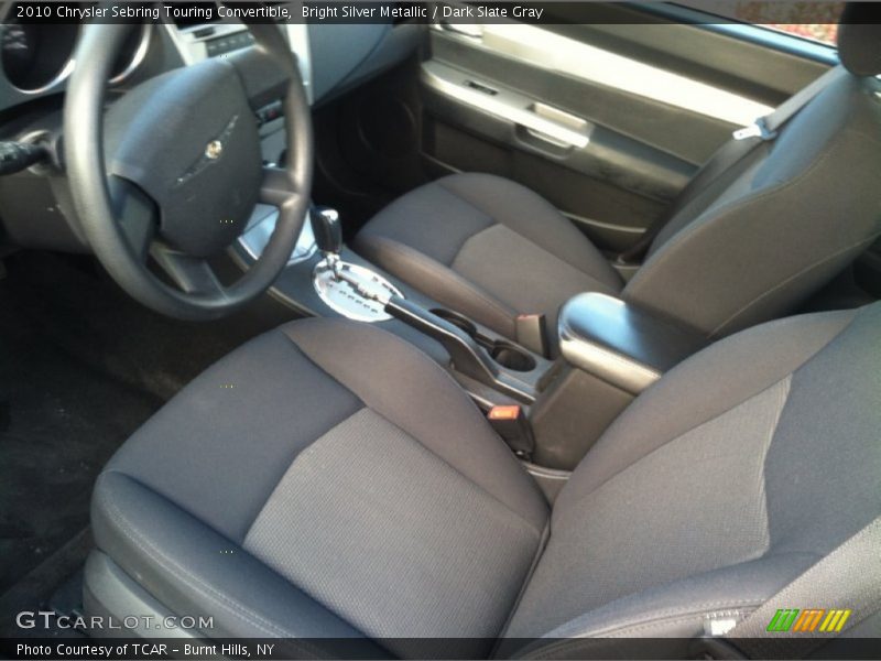 Bright Silver Metallic / Dark Slate Gray 2010 Chrysler Sebring Touring Convertible